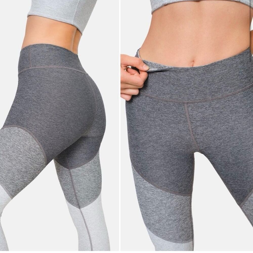 Outdoor‎ Voices 7/8 Spring Leggings Graphite Ash Dove Pocket Workout Size XS NEW - Picture 4 of 8